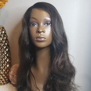 100% Human Hair Wig-side part Lace wig